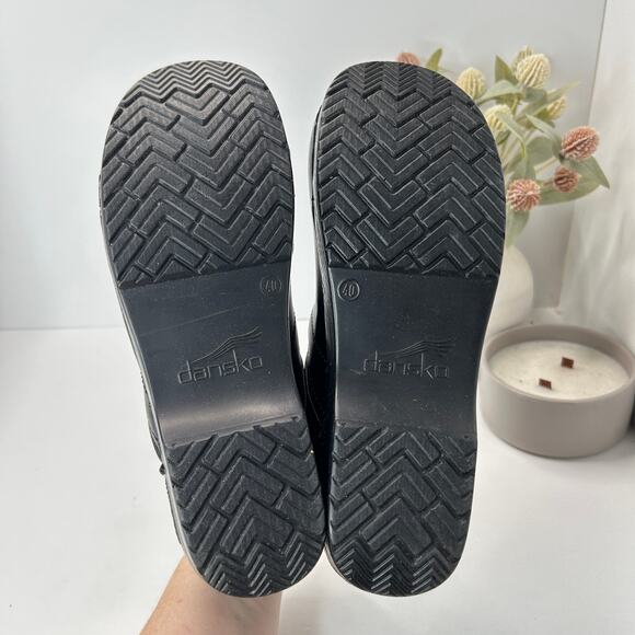 Dansko Wide Pro Box Clog Black Nursing Shoe Women 40/9.5 NWB Comfort Shoe - Picture 8 of 11